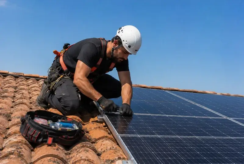 Maintenance et monitoring de panneaux solaires à Jarrie