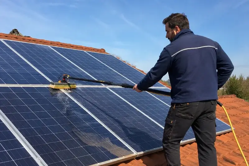 Nettoyage et entretien de panneaux solaires à Jarrie